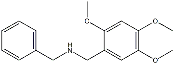 benzyl[(2,4,5-trimethoxyphenyl)methyl]amine 结构式
