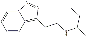 butan-2-yl(2-{[1,2,4]triazolo[3,4-a]pyridin-3-yl}ethyl)amine 结构式