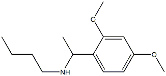 butyl[1-(2,4-dimethoxyphenyl)ethyl]amine 结构式