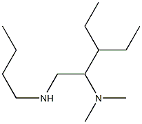 butyl[2-(dimethylamino)-3-ethylpentyl]amine 结构式