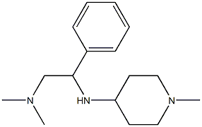 dimethyl({2-[(1-methylpiperidin-4-yl)amino]-2-phenylethyl})amine 结构式