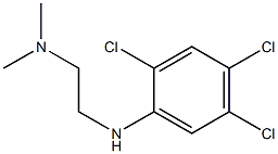 dimethyl({2-[(2,4,5-trichlorophenyl)amino]ethyl})amine 结构式