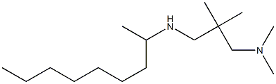 dimethyl({2-methyl-2-[(nonan-2-ylamino)methyl]propyl})amine 结构式
