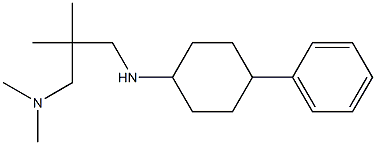 dimethyl(2-methyl-2-{[(4-phenylcyclohexyl)amino]methyl}propyl)amine 结构式