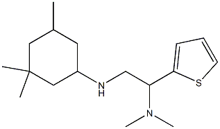 dimethyl[1-(thiophen-2-yl)-2-[(3,3,5-trimethylcyclohexyl)amino]ethyl]amine 结构式