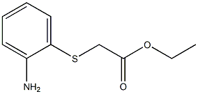 ethyl [(2-aminophenyl)thio]acetate 结构式