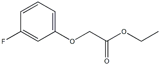 ethyl 2-(3-fluorophenoxy)acetate 结构式