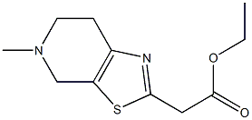 ethyl 2-{5-methyl-4H,5H,6H,7H-pyrido[4,3-d][1,3]thiazol-2-yl}acetate 结构式