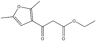 ethyl 3-(2,5-dimethylfuran-3-yl)-3-oxopropanoate 结构式