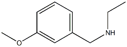 ethyl[(3-methoxyphenyl)methyl]amine 结构式