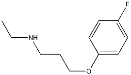 ethyl[3-(4-fluorophenoxy)propyl]amine 结构式