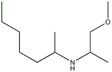 heptan-2-yl(1-methoxypropan-2-yl)amine 结构式