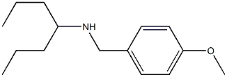 heptan-4-yl[(4-methoxyphenyl)methyl]amine 结构式