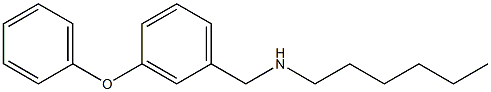 hexyl[(3-phenoxyphenyl)methyl]amine 结构式