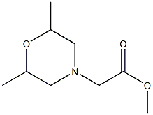 methyl 2-(2,6-dimethylmorpholin-4-yl)acetate 结构式