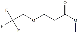methyl 3-(2,2,2-trifluoroethoxy)propanoate 结构式