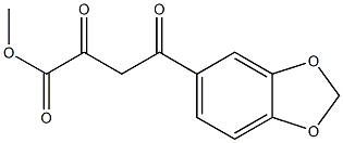 methyl 4-(2H-1,3-benzodioxol-5-yl)-2,4-dioxobutanoate 结构式