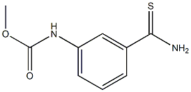 methyl N-(3-carbamothioylphenyl)carbamate 结构式