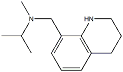 methyl(propan-2-yl)(1,2,3,4-tetrahydroquinolin-8-ylmethyl)amine 结构式