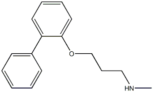 methyl[3-(2-phenylphenoxy)propyl]amine 结构式