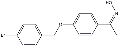 N-(1-{4-[(4-bromophenyl)methoxy]phenyl}ethylidene)hydroxylamine 结构式