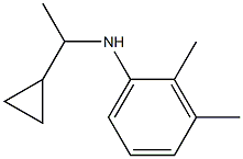 N-(1-cyclopropylethyl)-2,3-dimethylaniline 结构式