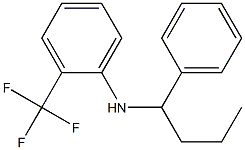 N-(1-phenylbutyl)-2-(trifluoromethyl)aniline 结构式