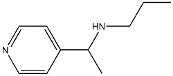 N-(1-pyridin-4-ylethyl)propan-1-amine 结构式