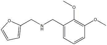 N-(2,3-dimethoxybenzyl)-N-(2-furylmethyl)amine 结构式