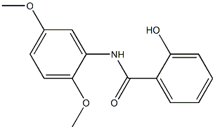 N-(2,5-dimethoxyphenyl)-2-hydroxybenzamide 结构式