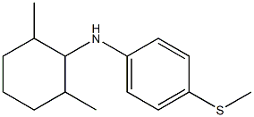 N-(2,6-dimethylcyclohexyl)-4-(methylsulfanyl)aniline 结构式