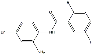 N-(2-amino-4-bromophenyl)-2,5-difluorobenzamide 结构式