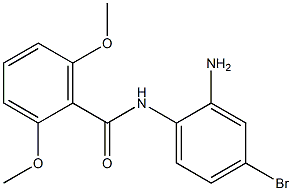 N-(2-amino-4-bromophenyl)-2,6-dimethoxybenzamide 结构式