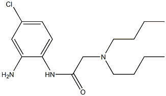 N-(2-amino-4-chlorophenyl)-2-(dibutylamino)acetamide 结构式