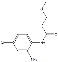 N-(2-amino-4-chlorophenyl)-3-methoxypropanamide 结构式