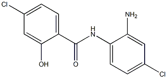 N-(2-amino-4-chlorophenyl)-4-chloro-2-hydroxybenzamide 结构式