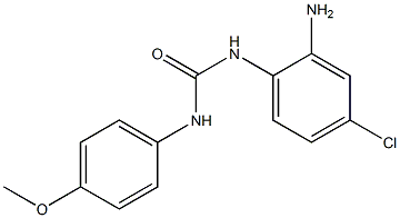 N-(2-amino-4-chlorophenyl)-N'-(4-methoxyphenyl)urea 结构式