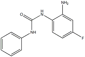 N-(2-amino-4-fluorophenyl)-N'-phenylurea 结构式