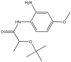 N-(2-amino-4-methoxyphenyl)-2-(tert-butoxy)propanamide 结构式