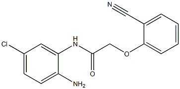 N-(2-amino-5-chlorophenyl)-2-(2-cyanophenoxy)acetamide 结构式
