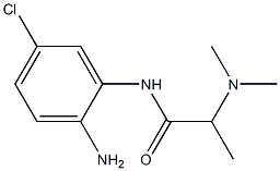 N-(2-amino-5-chlorophenyl)-2-(dimethylamino)propanamide 结构式