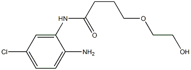 N-(2-amino-5-chlorophenyl)-4-(2-hydroxyethoxy)butanamide 结构式