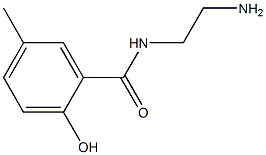 N-(2-aminoethyl)-2-hydroxy-5-methylbenzamide 结构式
