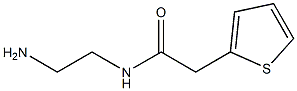 N-(2-aminoethyl)-2-thien-2-ylacetamide 结构式