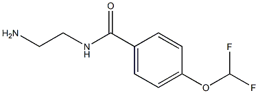 N-(2-aminoethyl)-4-(difluoromethoxy)benzamide 结构式