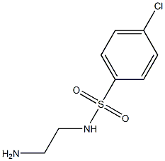 N-(2-aminoethyl)-4-chlorobenzene-1-sulfonamide 结构式