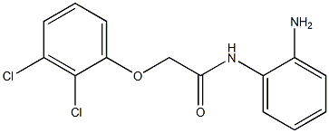 N-(2-aminophenyl)-2-(2,3-dichlorophenoxy)acetamide 结构式