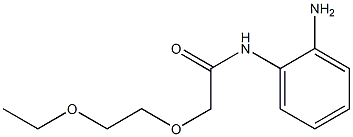 N-(2-aminophenyl)-2-(2-ethoxyethoxy)acetamide 结构式