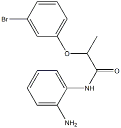 N-(2-aminophenyl)-2-(3-bromophenoxy)propanamide 结构式