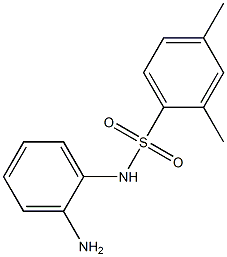 N-(2-aminophenyl)-2,4-dimethylbenzene-1-sulfonamide 结构式